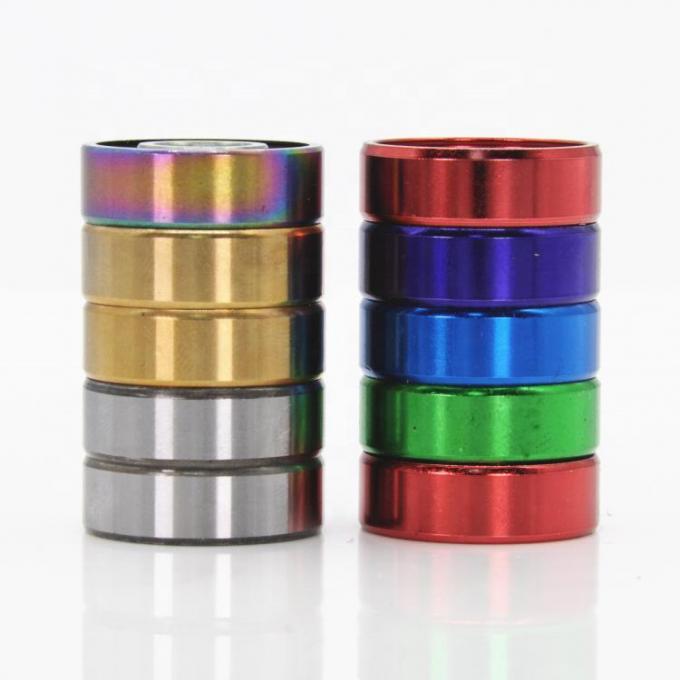 المهنية 608 ABEC 11 سكييت بورد محامل عجلات ملونة 8 PCS / مربع 0
